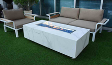 Load image into Gallery viewer, Elementi Carrara Porcelain Fire Table Propane