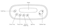 Load image into Gallery viewer, COMPATIBLE TOPSIDE CONTROLS BDLK4503OP - hot-tub-supplies-canada.myshopify.com