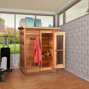 Indoor Cabin Sauna-Red Cedar