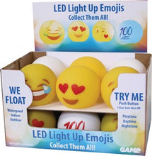 Load image into Gallery viewer, LED Floating light-up EMOJIS assorted case of 12
