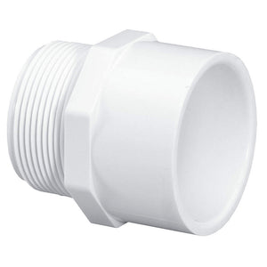 2.0" Male Adaptor, (MIPT x SLIP) Plumbing Fitting 436-020