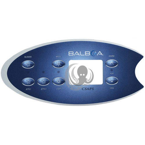 Balboa VL702S Keypad Topside (includes the overlay sticker) - Hot Tub Supplies Canada